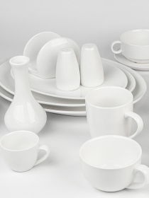 Кружка "Жемчужина" фарфоровая белая MBM MY HOME модель KP-99 WHITE Фото