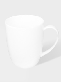 Чашка "Перлина" порцелянова біла MBM HOME модель KP-99 WHITE Фото