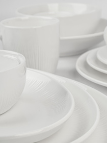 Сахарница "Луч" фарфоровая белая MBM MY HOME модель KP-113 WHITE Фото