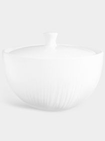 Сахарница "Луч" фарфоровая белая MBM HOME модель KP-113 WHITE Фото