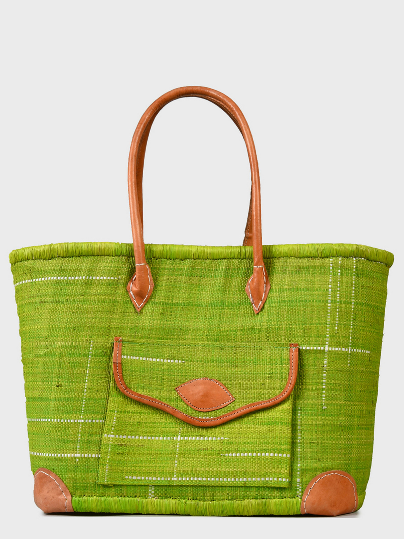 Пляжная сумка Le Comptoir de la plage модель Manjopika_Green Фото