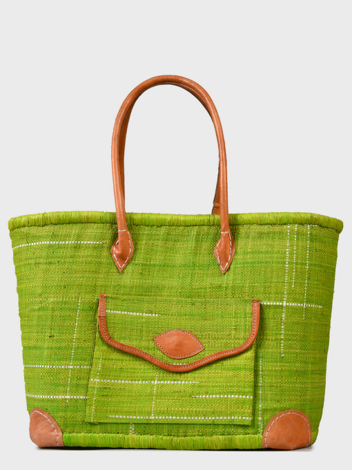 Пляжная сумка Le Comptoir de la plage модель Manjopika_Green Фото