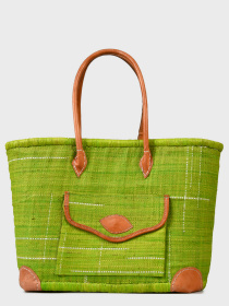 Пляжная сумка Le Comptoir de la plage модель Manjopika_Green Фото