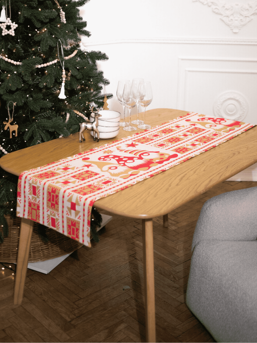 Новорічна доріжка "Гноми" Едельвіка модель 334-24-00 Фото