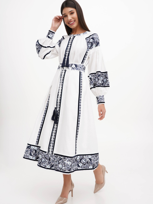 Вышитое платье Golden Trinity модель BARD01 Фото