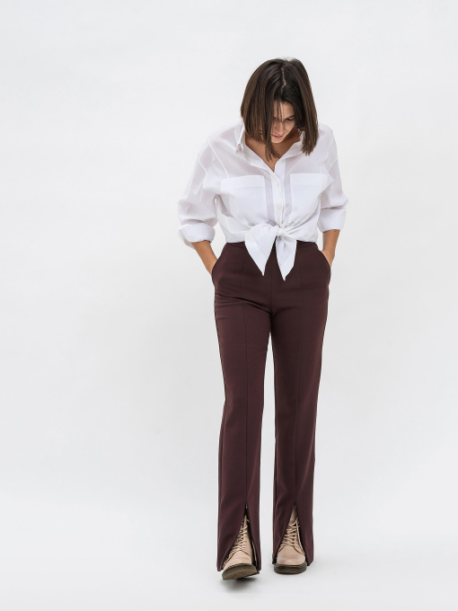 Брюки Lesia модель BrownKlerisWPNTLS Фото