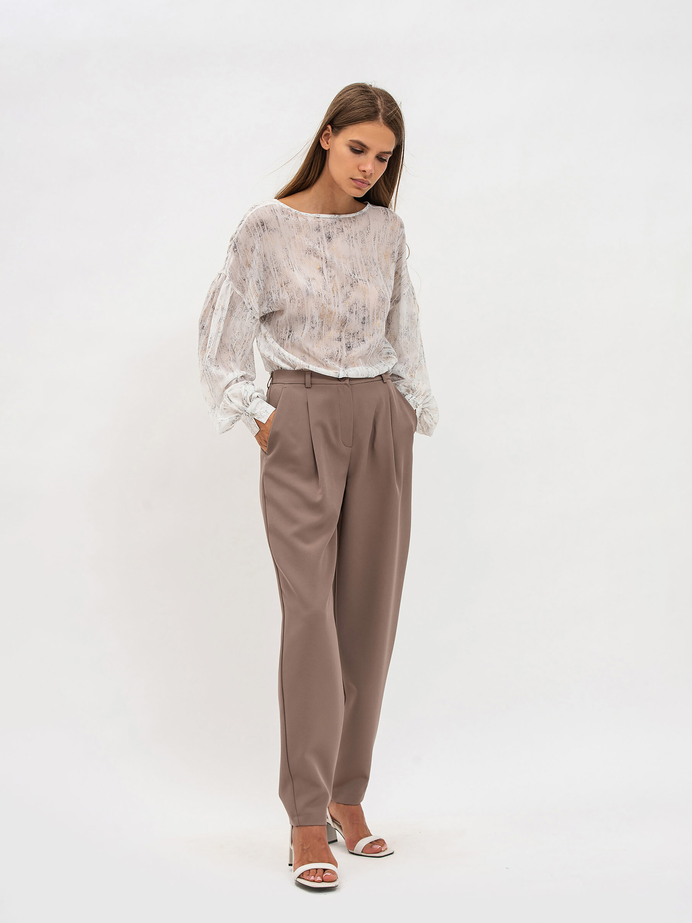 Брюки Lesia модель BrownSionaWPNTLS Фото