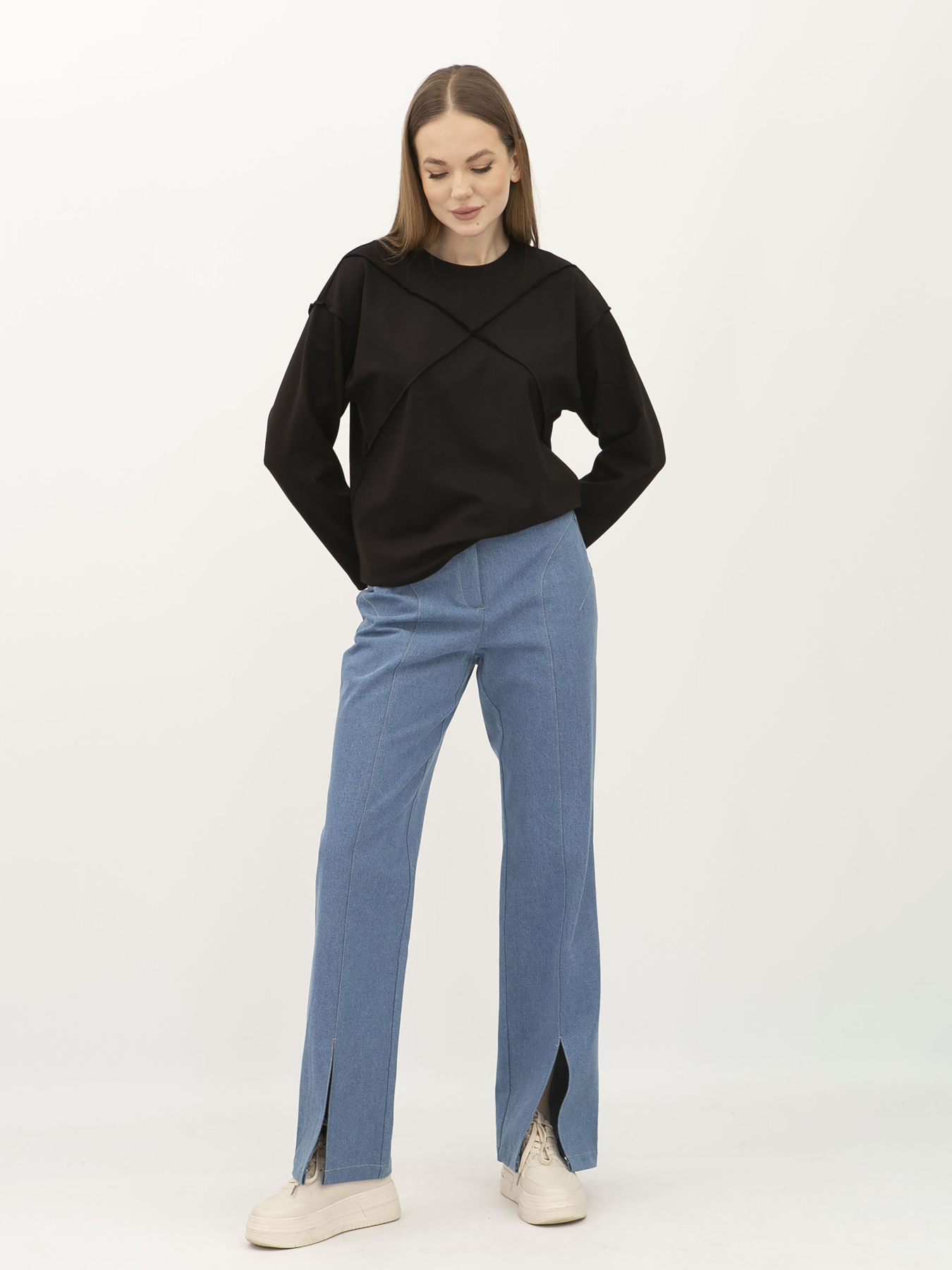 Брюки Lesia модель Azuka11BlueWPNTLS Фото