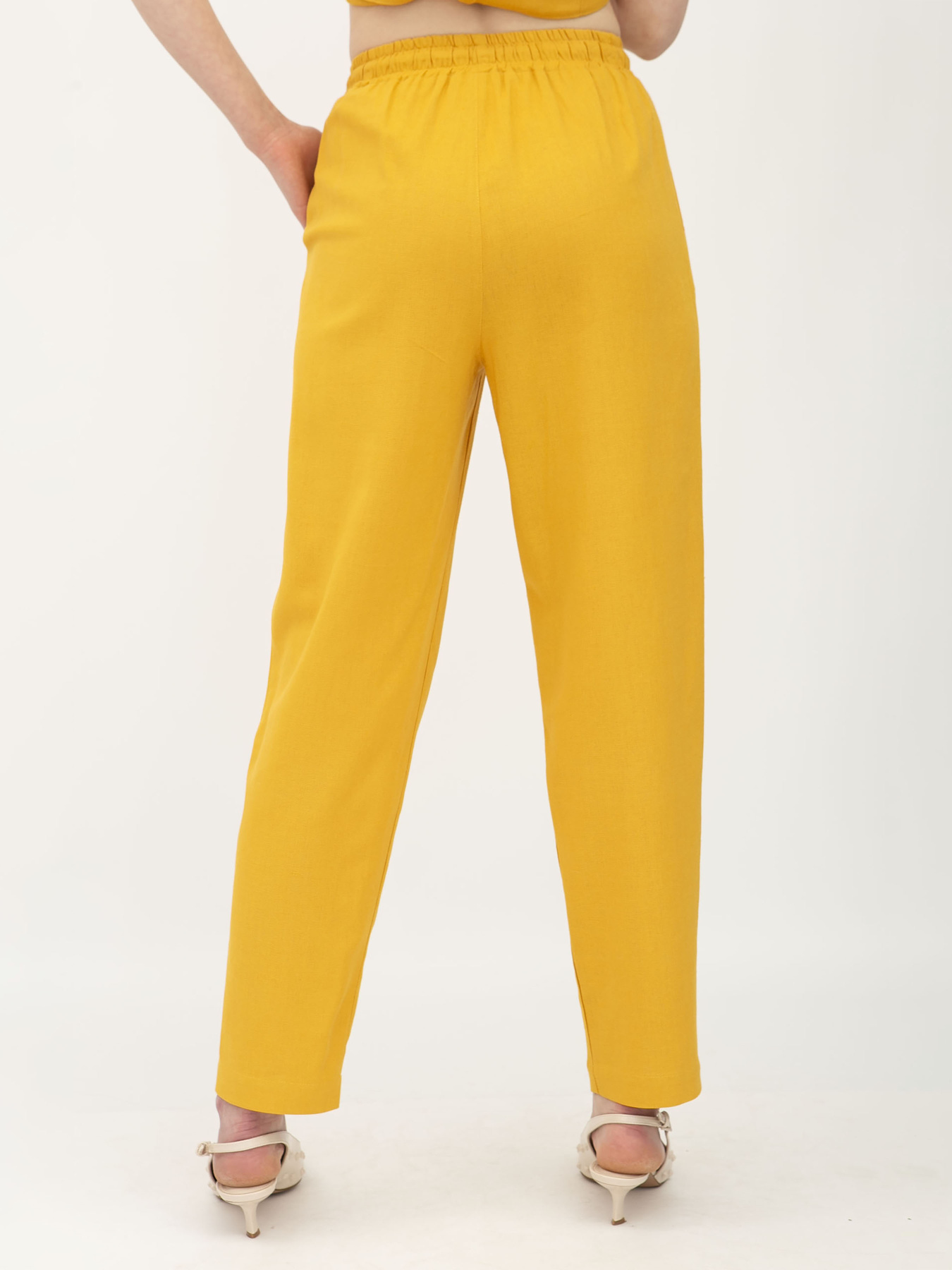 Брюки Lesia модель Brond06MustardWPNTLS Фото