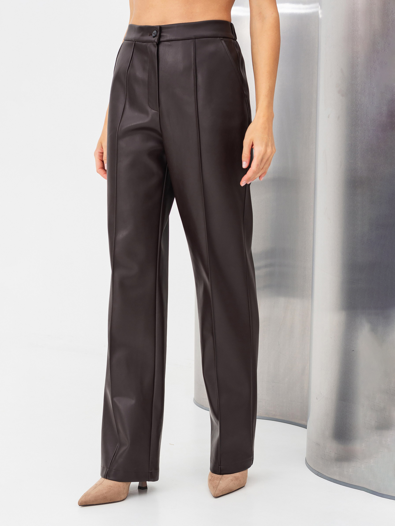 Брюки Lesia модель Dalen01BrownWPNTLS Фото