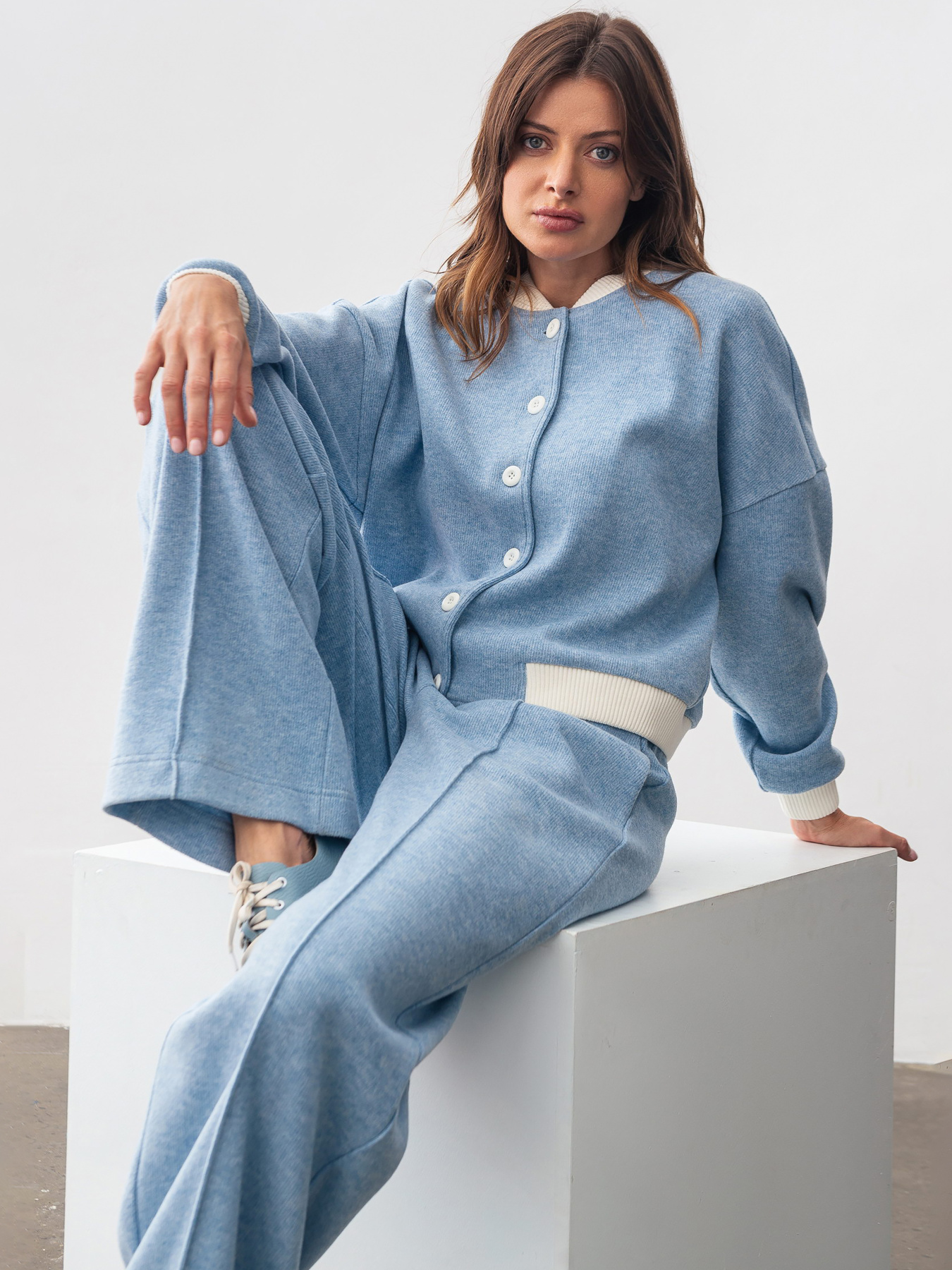 Штани Lesia модель LaneyaLightBlueWPNTLS Фото