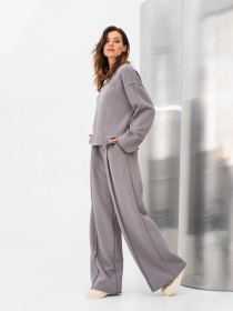 Брюки Lesia модель Elissa01GreyWPNTLS Фото