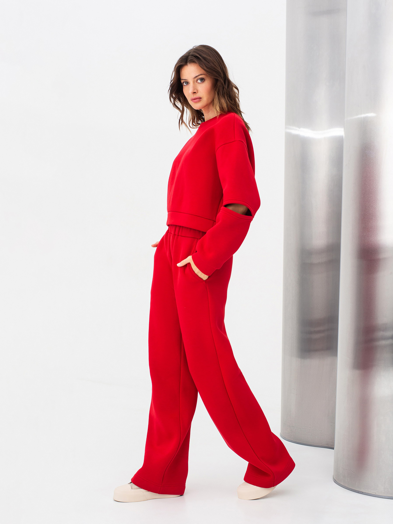 Брюки Lesia модель JalinRedWPNTLS Фото