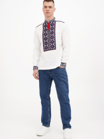 Вышитая рубашка Golden Trinity модель TRA01 Фото