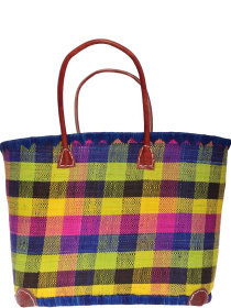 Пляжная сумка Le Comptoir de la plage модель Madras_GM_Navy Фото