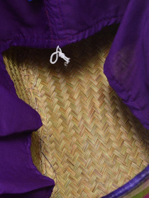 Пляжная сумка Le Comptoir de la plage модель Madras_GM_Prune Фото