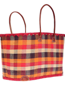 Пляжная сумка Le Comptoir de la plage модель Madras_GM_Rouge Фото