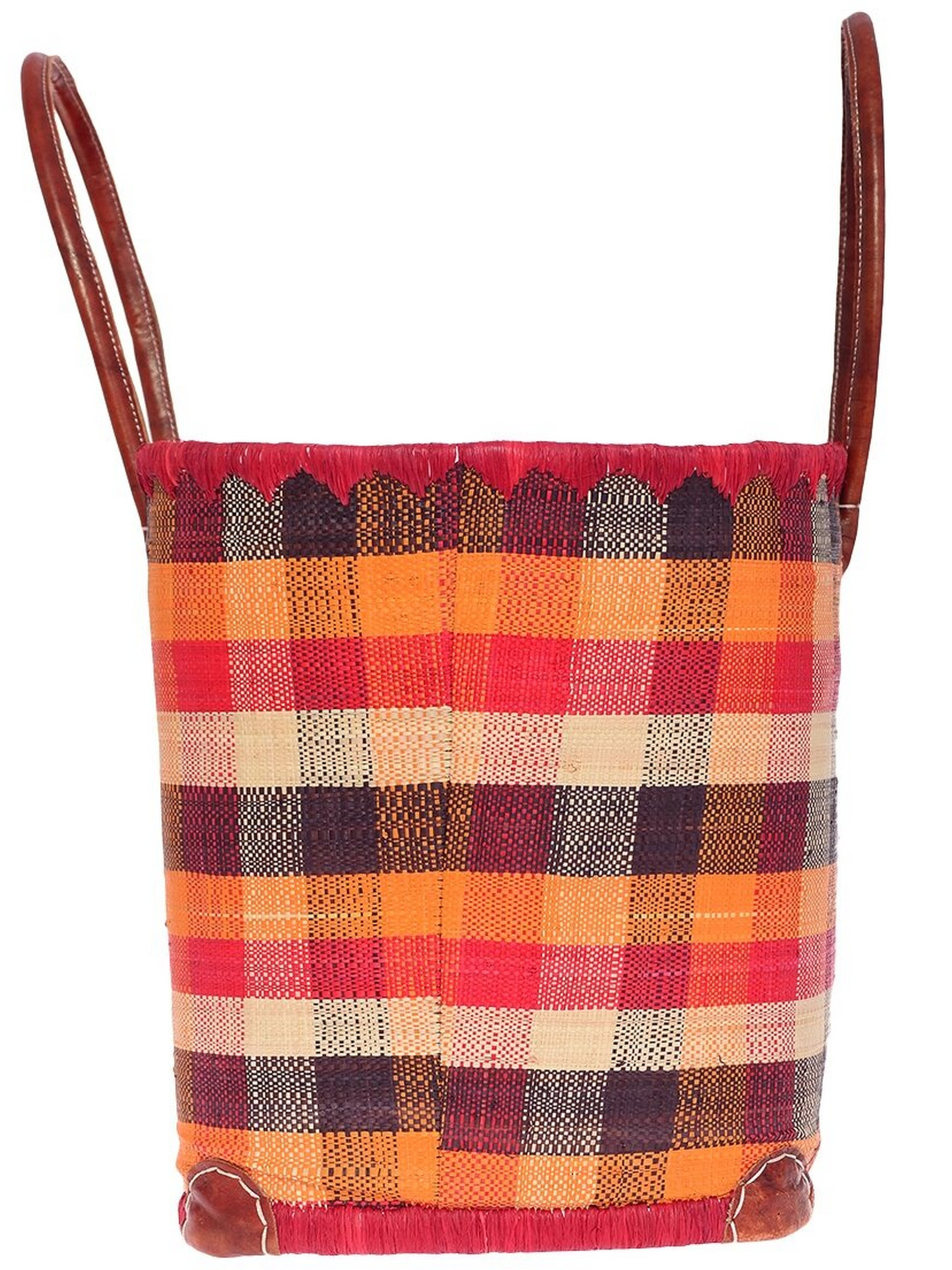 Пляжная сумка Le Comptoir de la plage модель Madras_GM_Rouge Фото