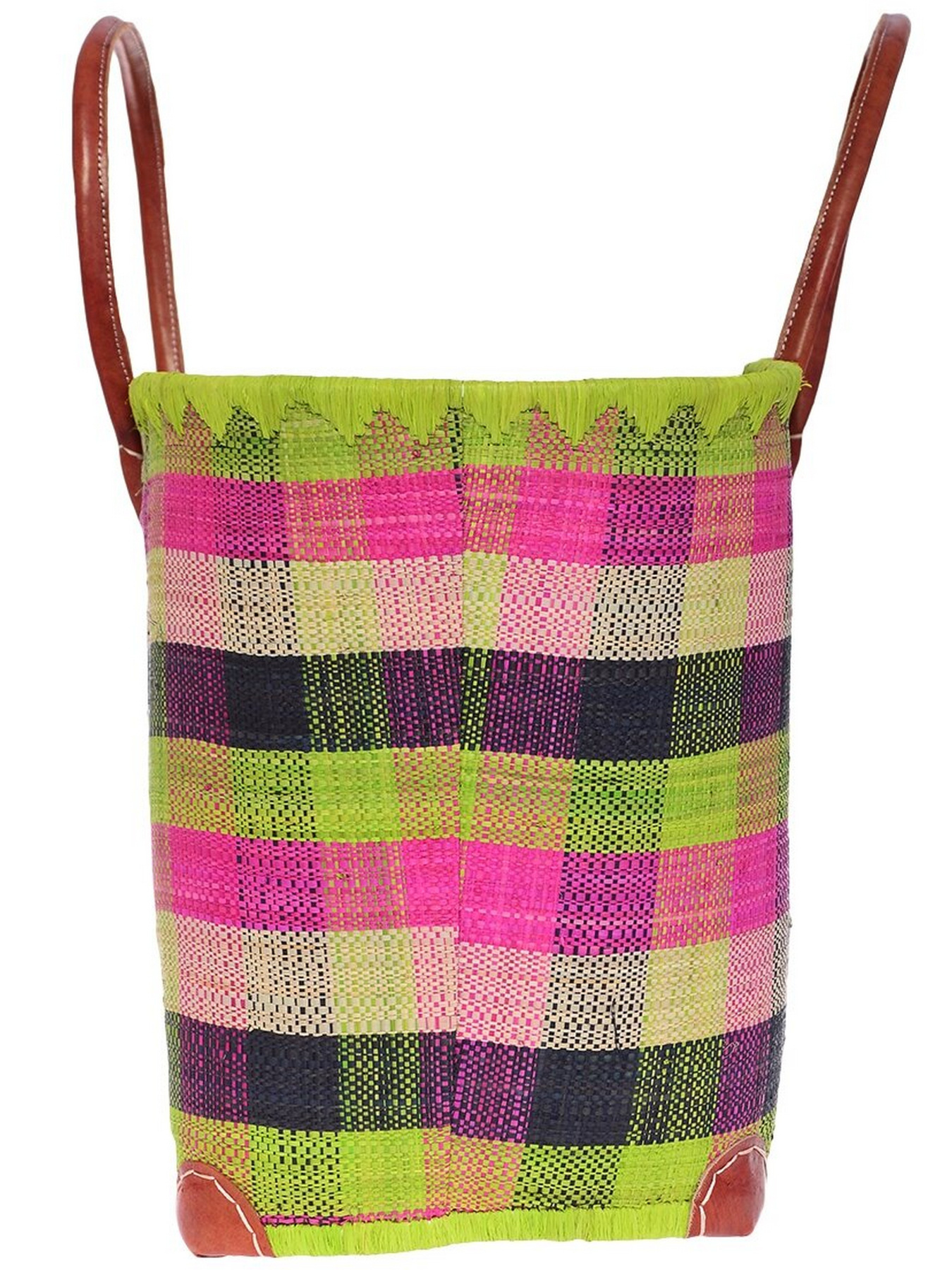 Пляжная сумка Le Comptoir de la plage модель Madras_GM_Vert_Anis Фото