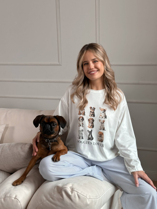Лонгслив Romashka Дог модель 207022502072 Фото