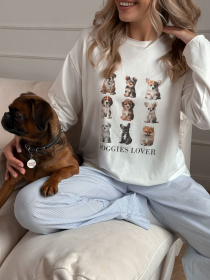 Лонгслів Romashka Дог модель 207022502072 Фото