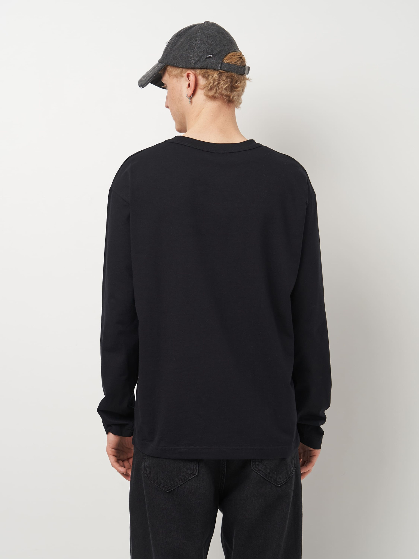 Лонгслив Роза модель 231017_black Фото