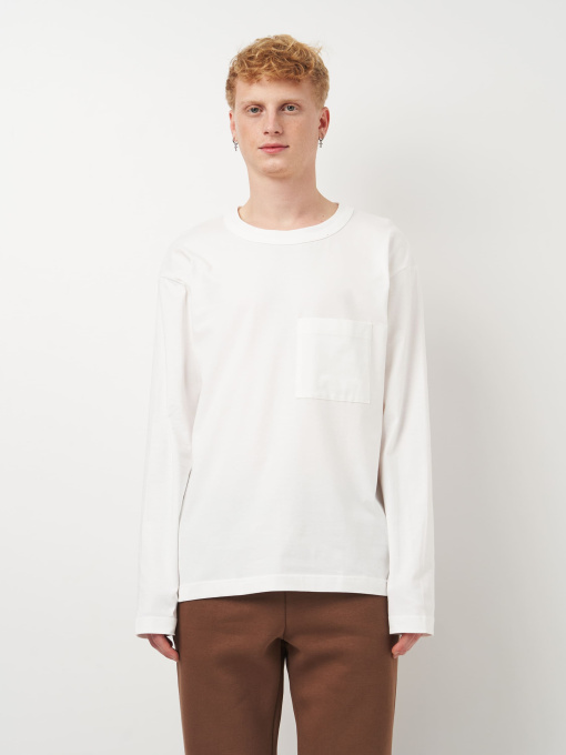 Лонгслів Роза модель 231017_white Фото