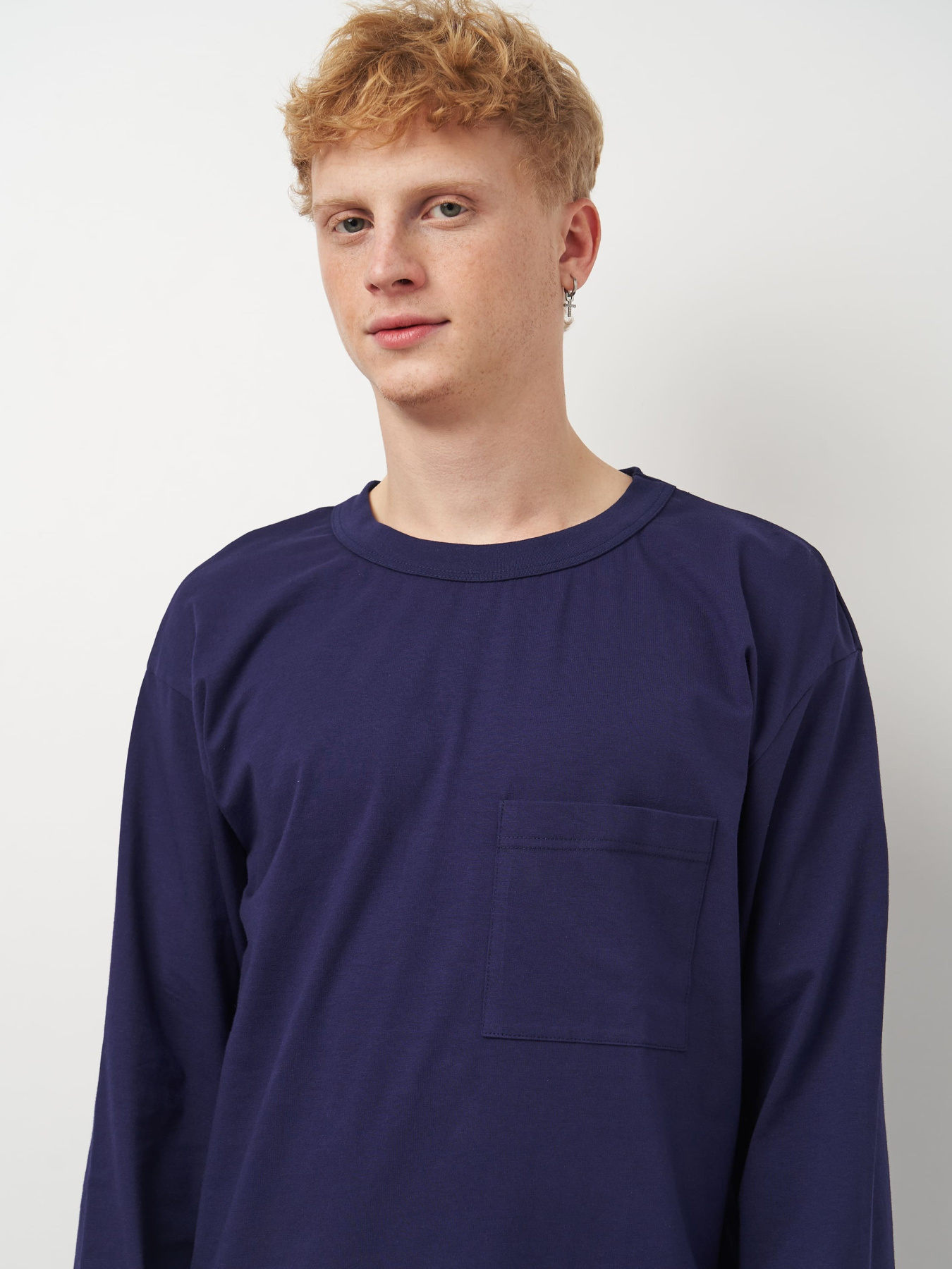 Лонгслів Роза модель 231017_navy Фото