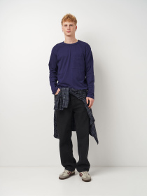 Лонгслів Роза модель 231017_navy Фото