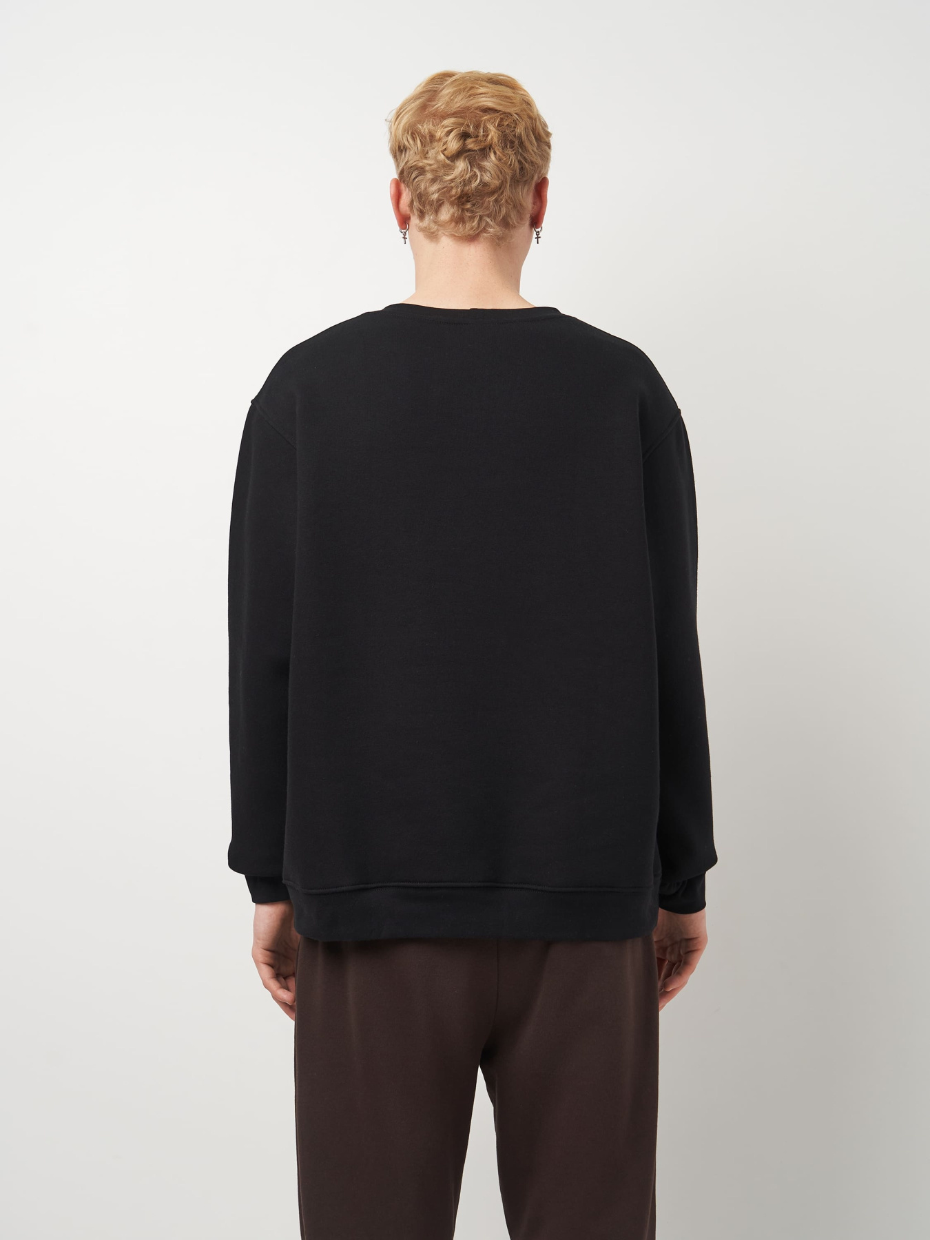 Свитшот Роза модель 240452_black Фото