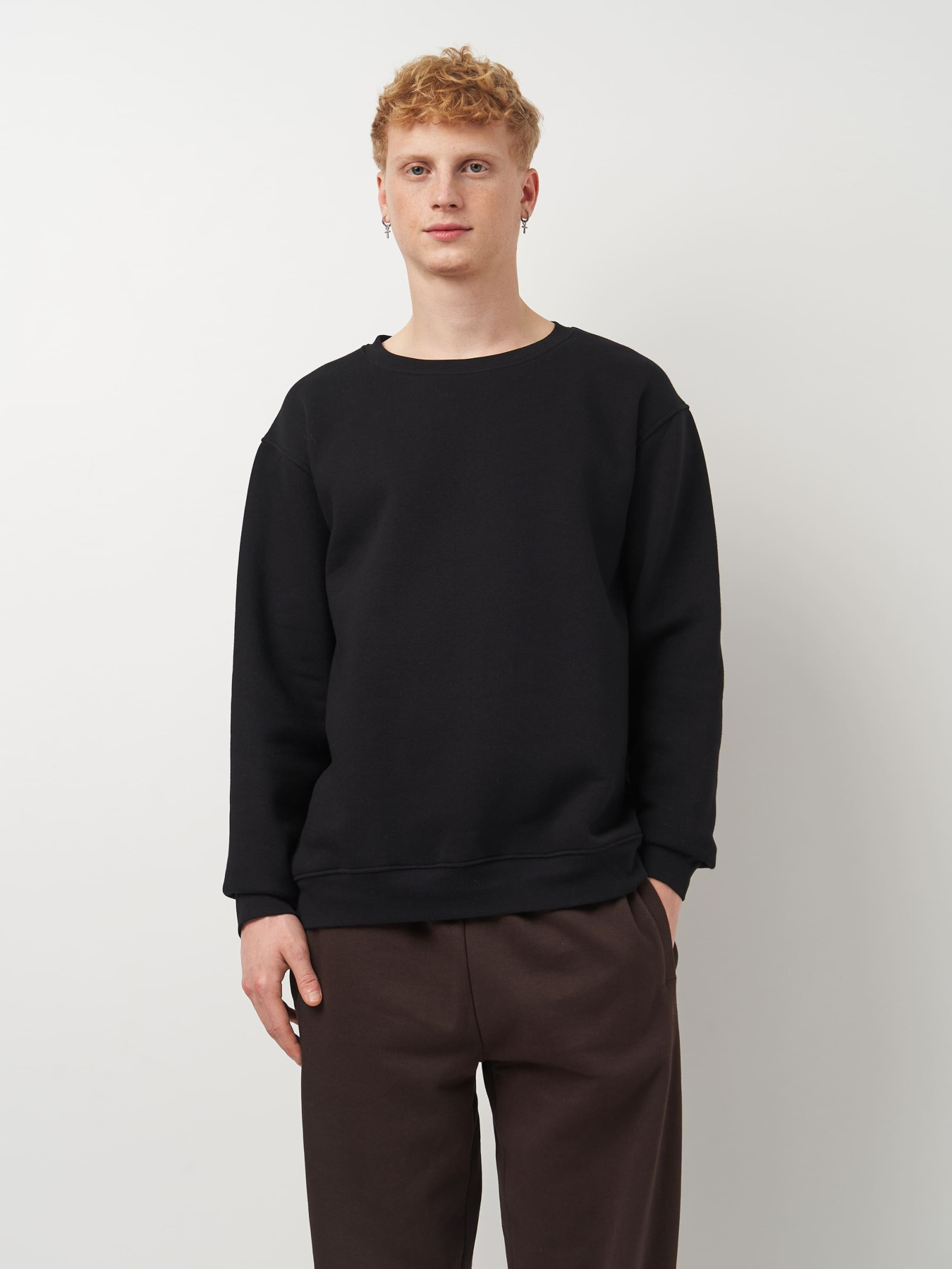 Свитшот Роза модель 240452_black Фото