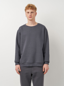 Свитшот Роза модель 240452_grey Фото