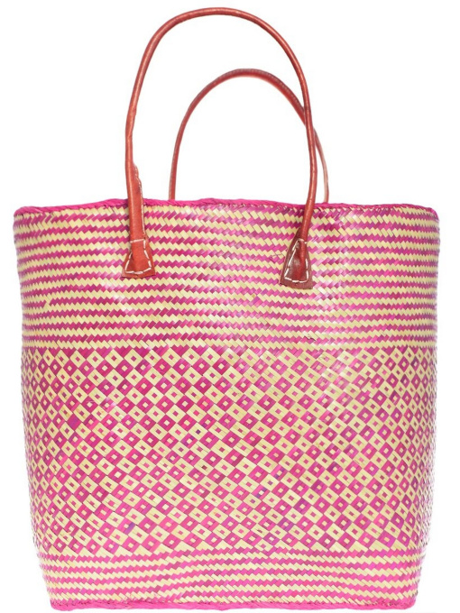 Пляжна сумка Le Comptoir de la plage модель Rayas_GM_Fuchsia Фото