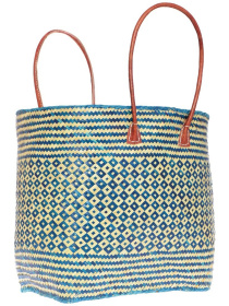 Пляжная сумка Le Comptoir de la plage модель Rayas_GM_Turquoise Фото