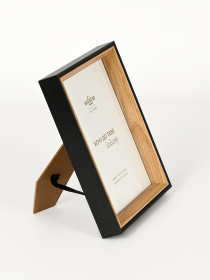 Фоторамка "Воспоминания" черная/дерево MBM MY HOME модель PH-1 BLACK/WOOD Фото