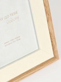 Фоторамка "Кадры" светлое дерево с белым MBM HOME модель PH-2 WHITE/WOOD Фото