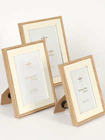 Фоторамка "Кадры" светлое дерево с белым MBM HOME модель PH-2 WHITE/WOOD Фото