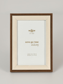 Фоторамка "Эпизоды" темное дерево с бежевым MBM HOME модель PH-3 BEIGE/WOOD Фоторамка "Эпизоды" темное дерево с бежевым MBM HOME модель PH-3 BEIGE/WOOD Фото