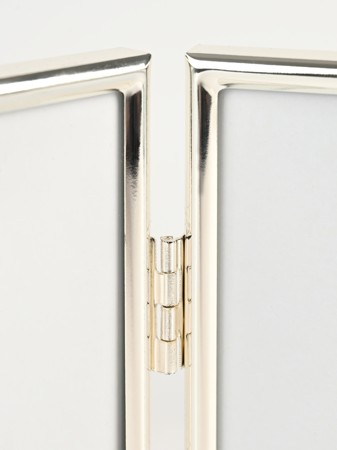 Фоторамка двойная "Хроника" металлическая серебрянная MBM MY HOME модель PH-9 SILVER Фото