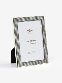 Фоторамка "Дежавю" металлическая серебрянная MBM MY HOME модель PH-14 SILVER Фото