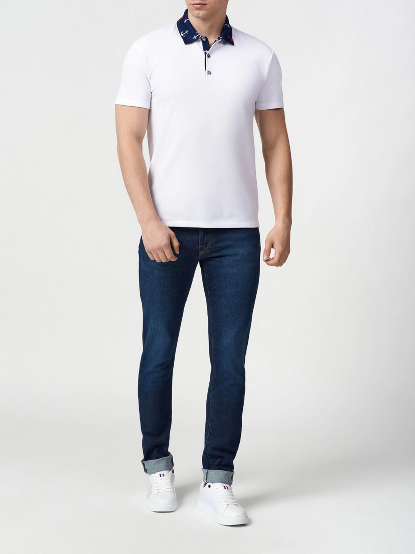 Поло Geronimo модель 2022t7_Blue Фото