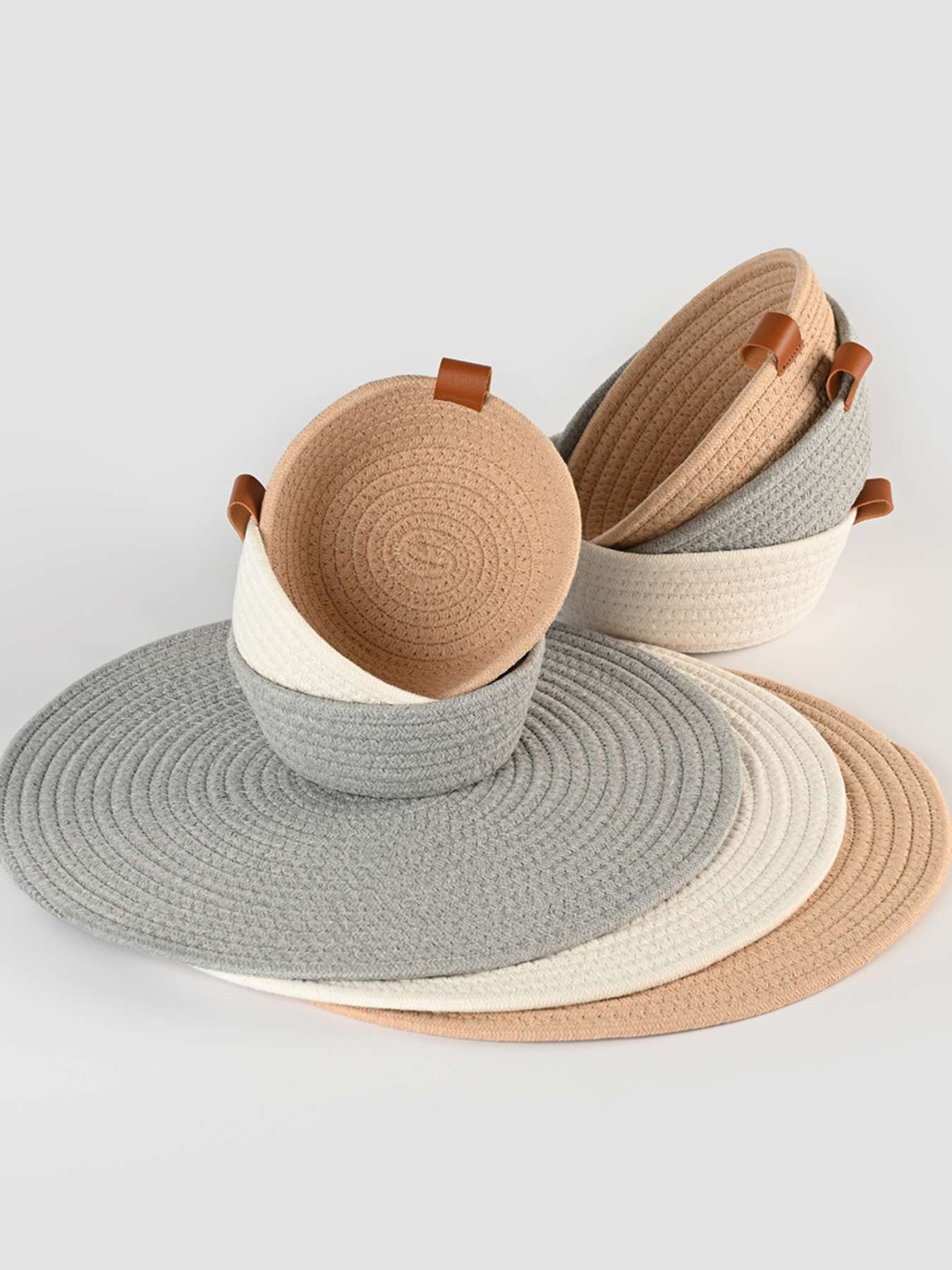 Килимок сервірувальний бавовняний сірий MBM HOME модель TH-35 GRAY Фото