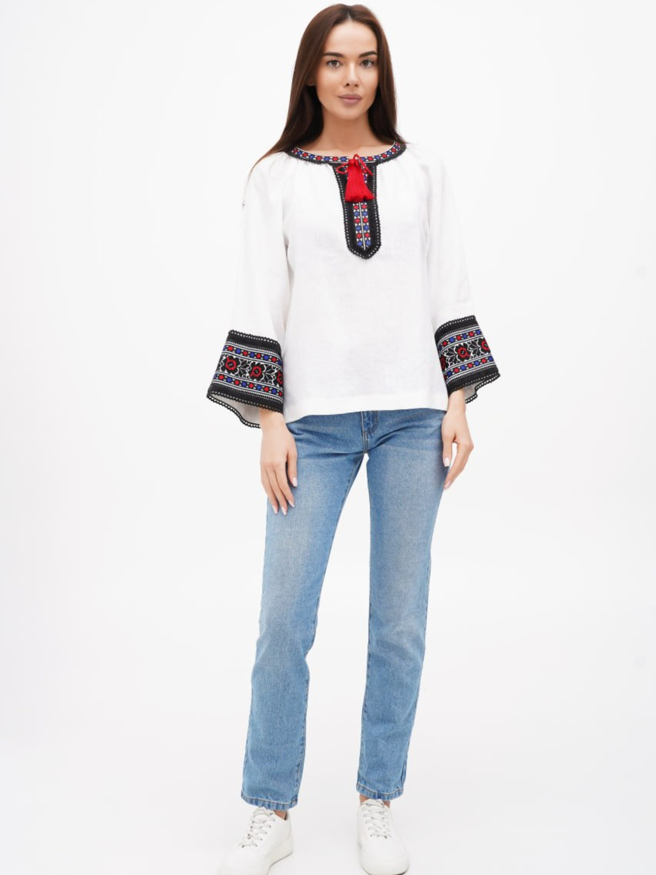 Вышитая рубашка Golden Trinity модель TRA03 Фото