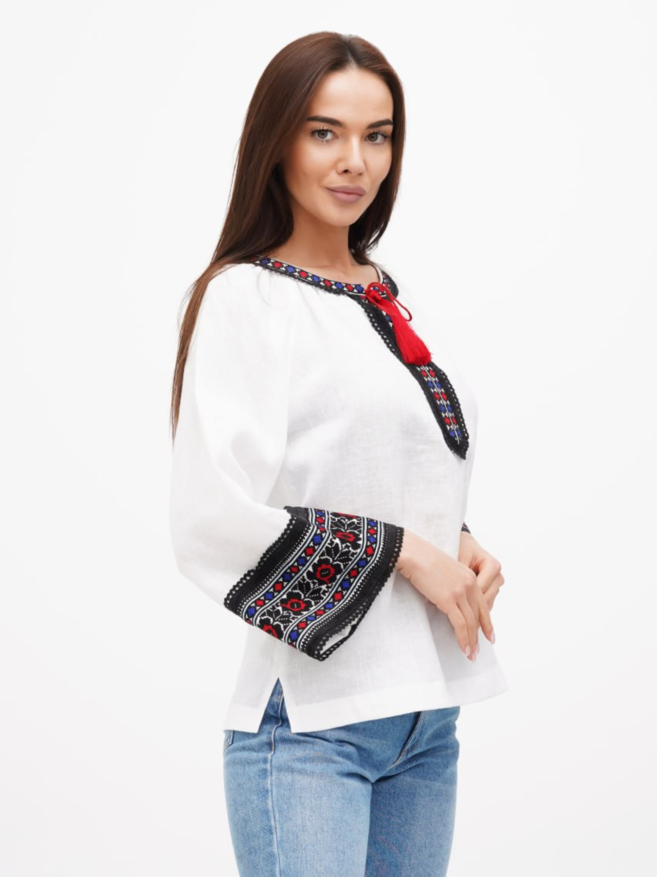 Вышитая рубашка Golden Trinity модель TRA03 Фото