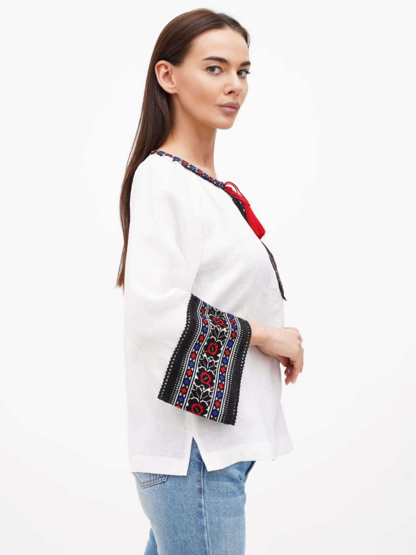 Вышитая рубашка Golden Trinity модель TRA03 Фото