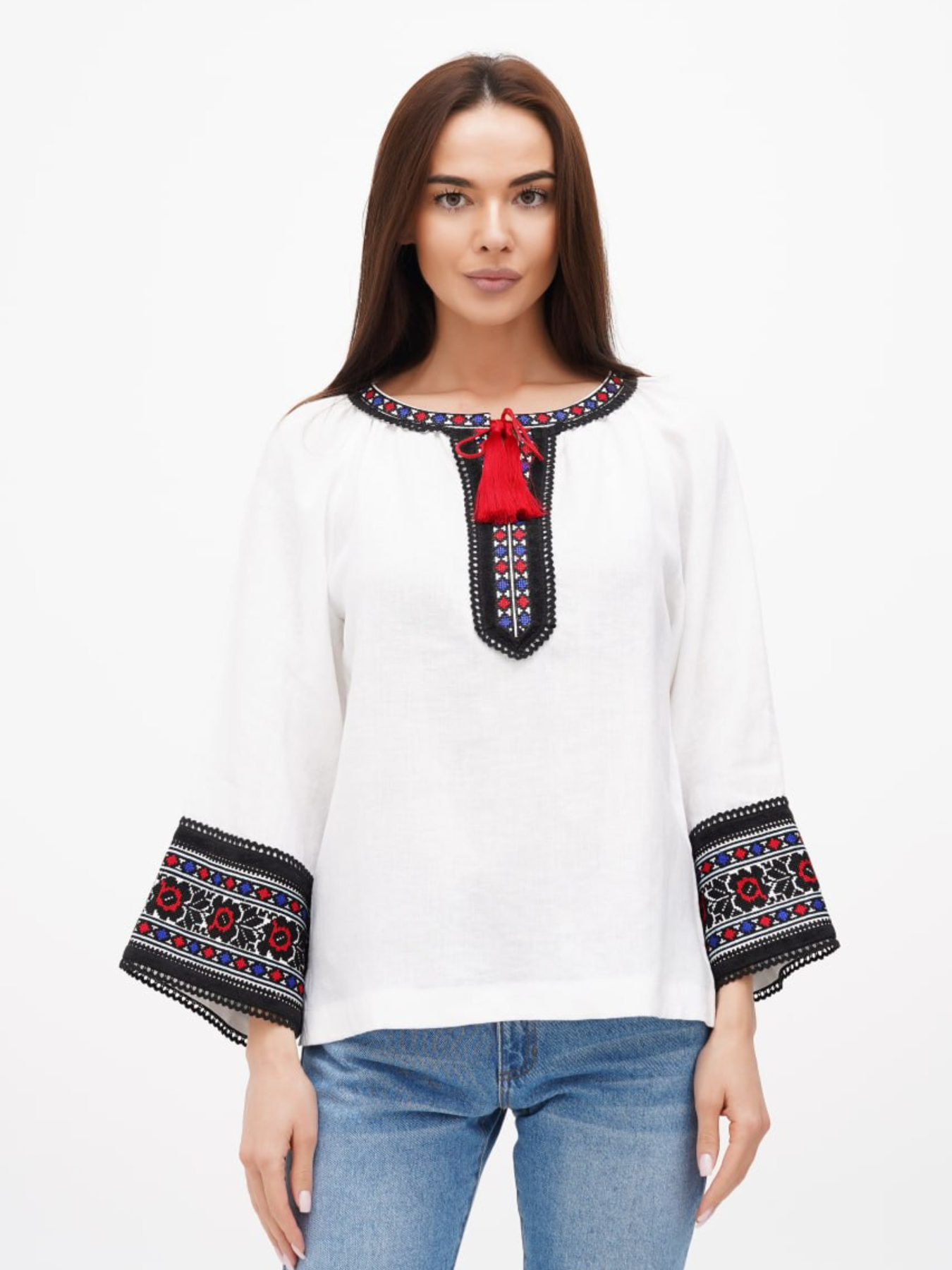 Вышитая рубашка Golden Trinity модель TRA03 Фото