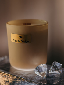 Свеча парфюмированная "Желание", из натурального соевого воска и деревянным фитилем Candle Design модель 210.0006 Фото