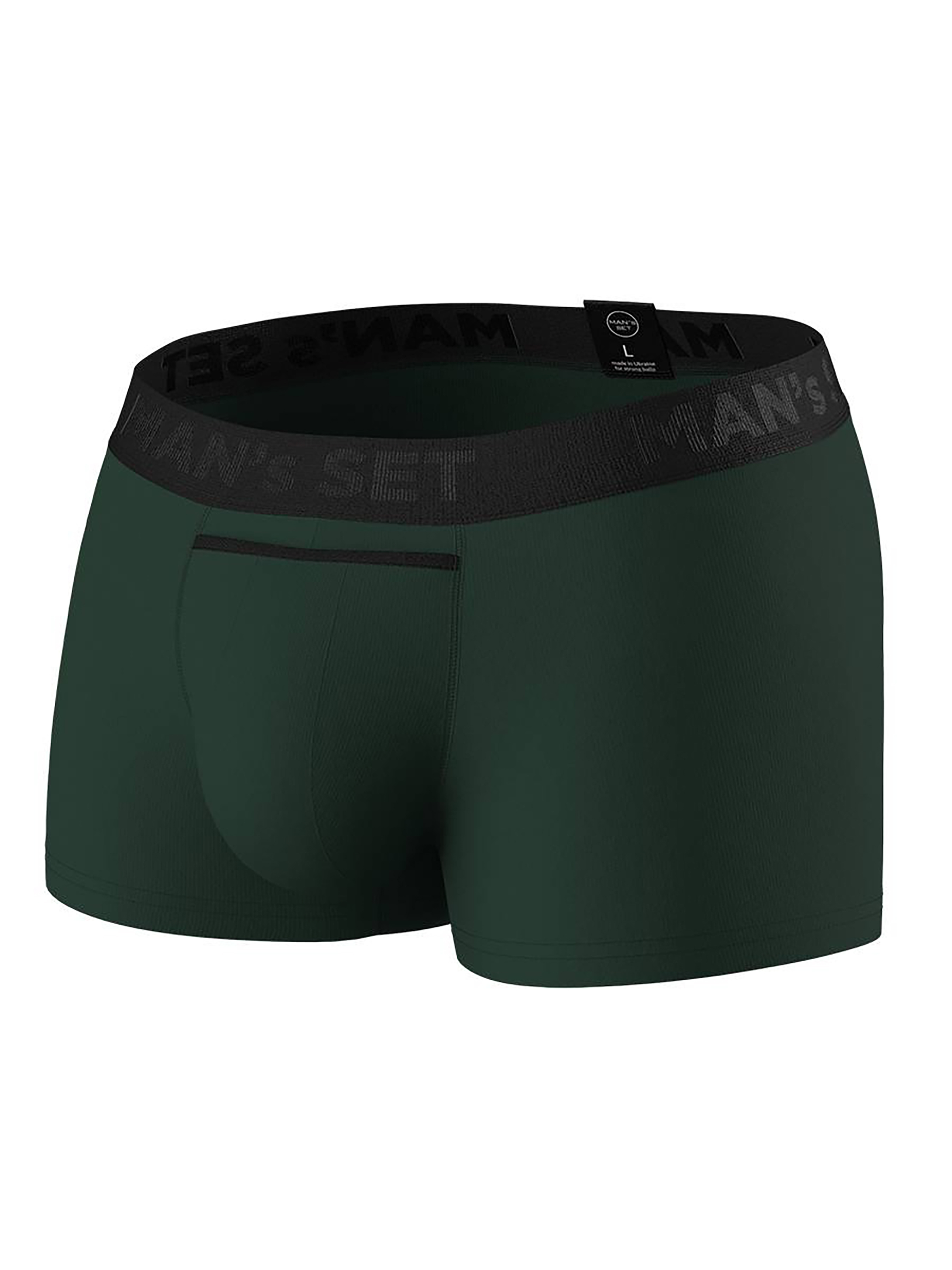 Чоловічі Труси MAN's SET Anatomic Classic 1.2 (Classic1.2DarkGreenMNSTPNT) колір зелений, матеріал бавовна/еластан