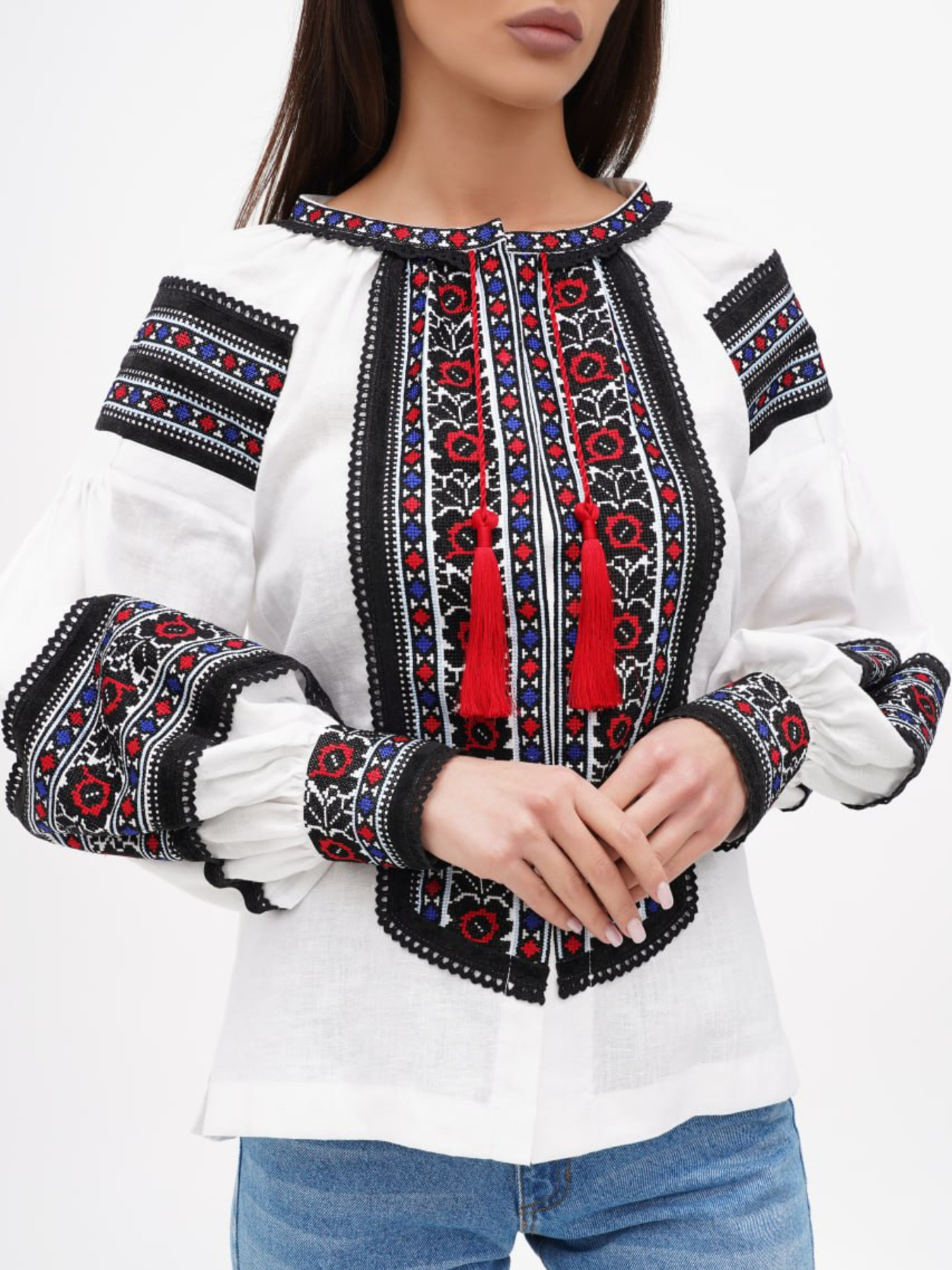 Вышитая рубашка Golden Trinity модель TRA04 Фото