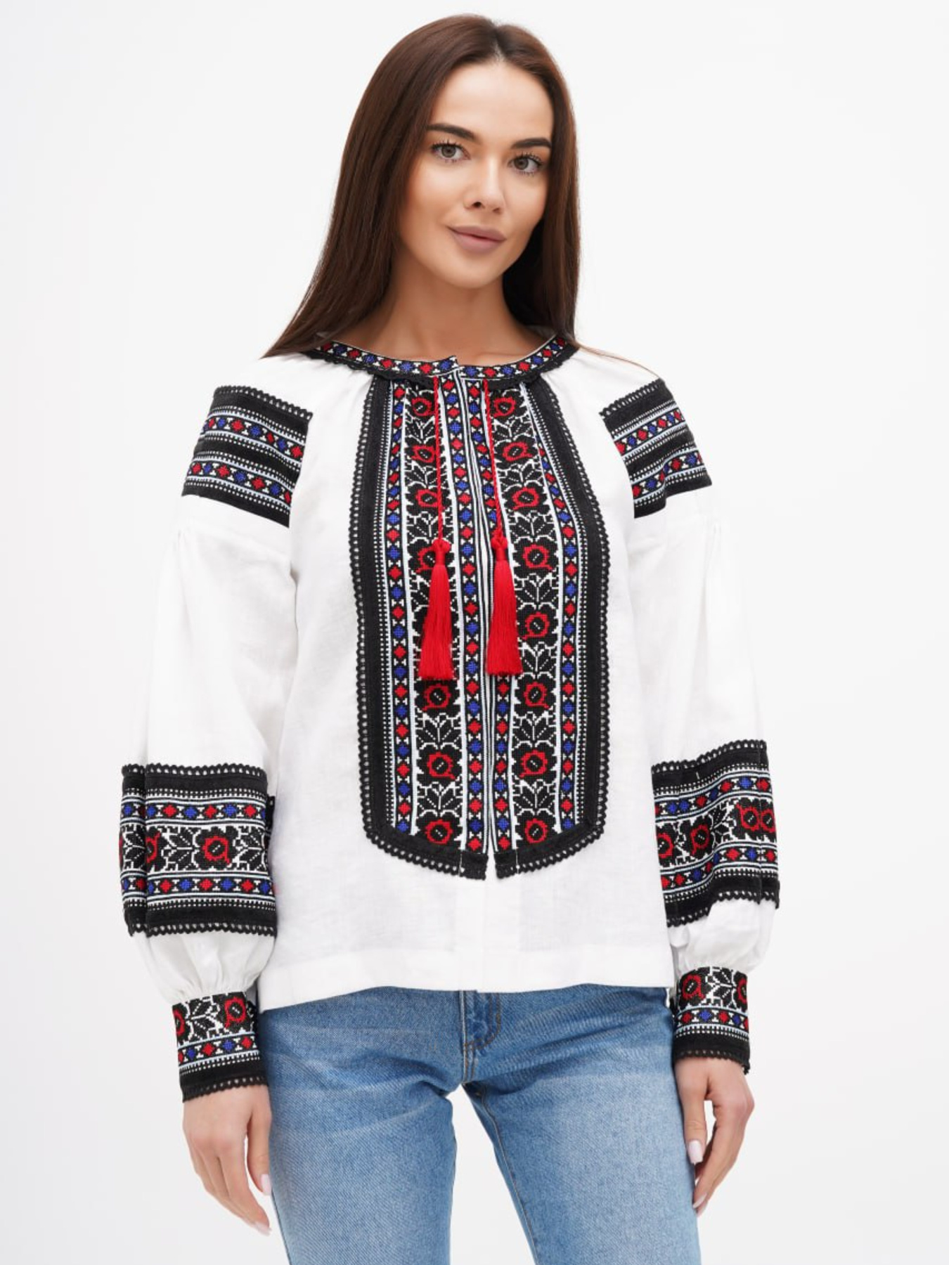 Вышитая рубашка Golden Trinity модель TRA04 Фото